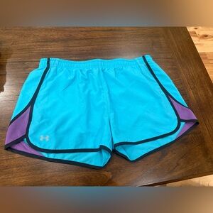 Under Armour HeatGear Escape 3" Running Shorts Lined 1209147 Women’s Large Lined
